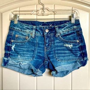 American Eagle cut off shorts Size 0